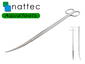 Scissors Curved 25cm - nożyczki z długim ostrzem wygięte