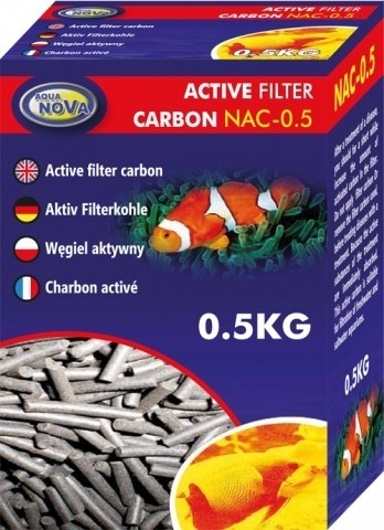 WĘGIEL AKTYWOWANY 0,5KG AQUA NOVA