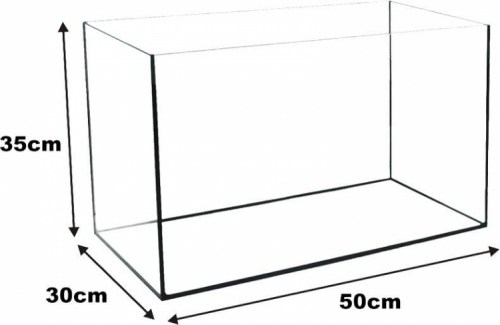 AKWARIUM 50x30x35 AptiGlass