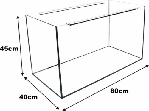 AKWARIUM 80x40x45 AptiGlass